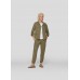 Rabe - 54-221021 Losse hemd vest in kaki met bloem. Rabe - 54-221021 Losse hemd vest in kaki met bloem.